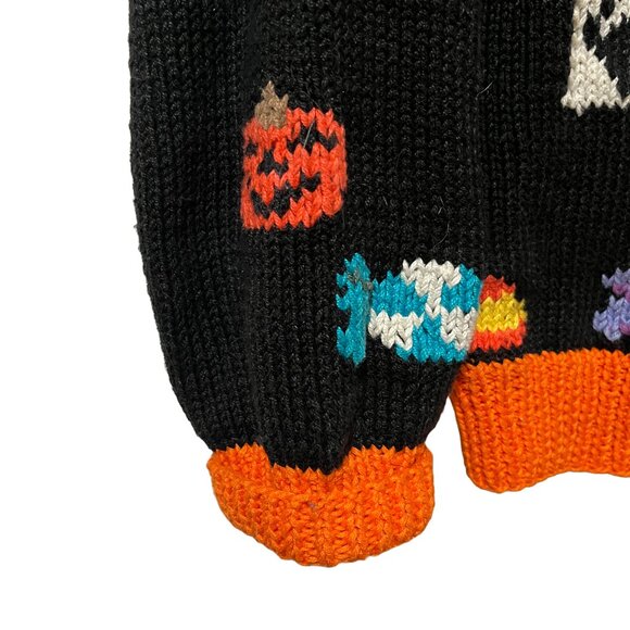 Vintage Halloween Bear Sweater Women's M - Picture 3 of 8